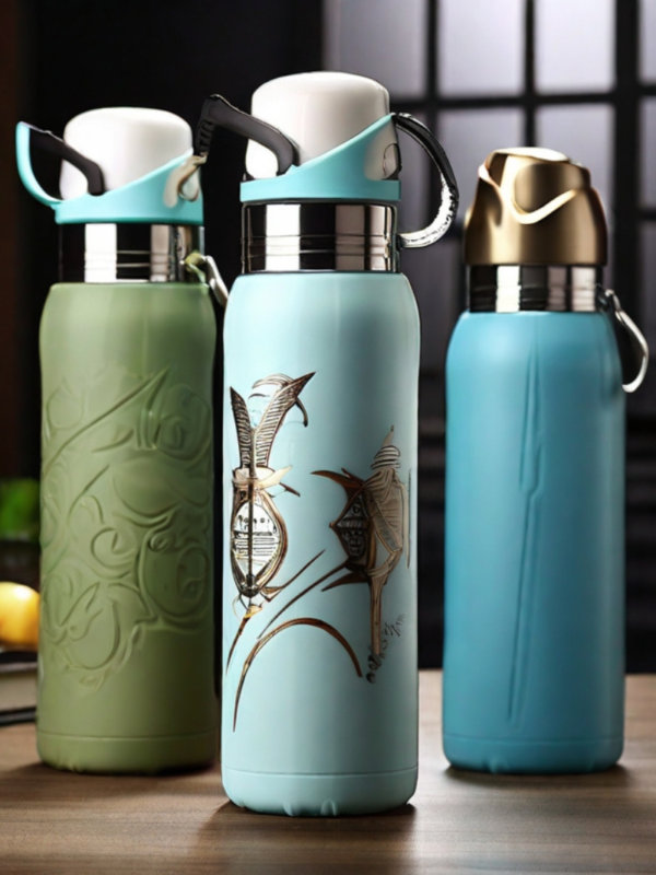 Water Bottles with Straw